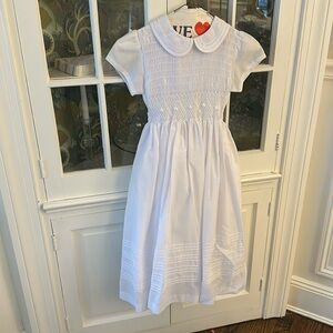 Handmade communion dress.